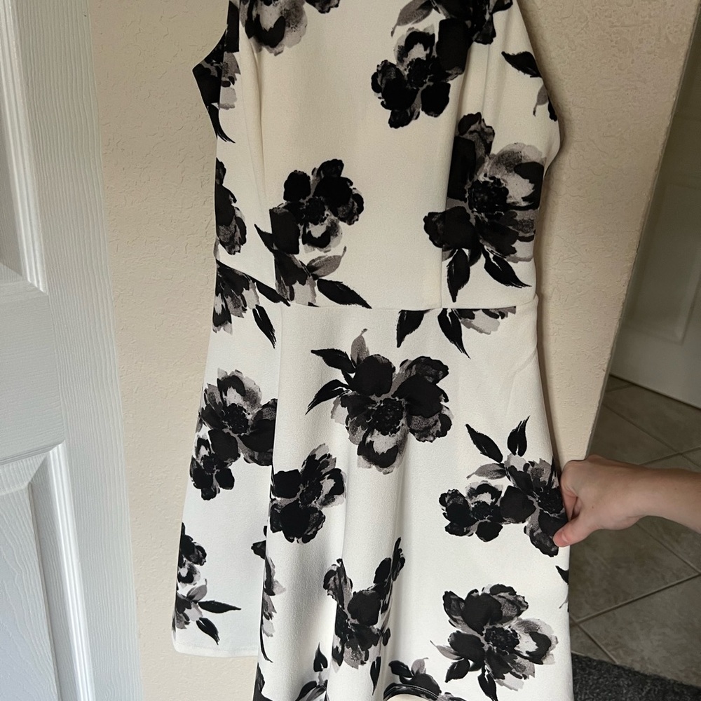 Xtradorinary Sleeveless Floral Fit & Flare dress